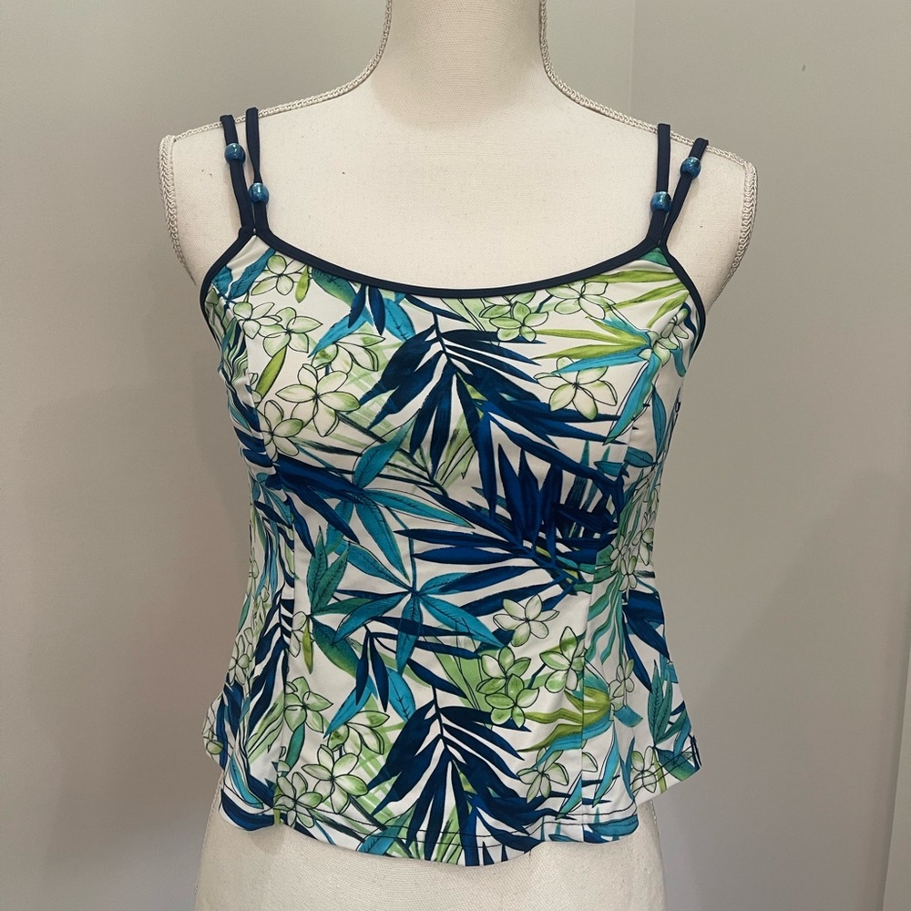 Tropical Print Tankini Top Fashion Bug Sz 6 New